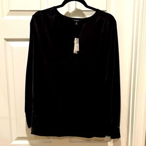 Banana Republic Black Long Sleeve Blouse